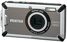 PENTAX Optio W80 Gunmetal Gray