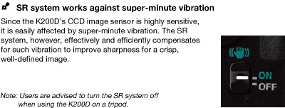SR system works against super-minute vibration