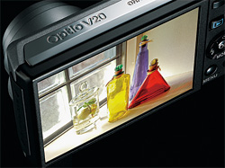 Extra-Large 3.0-Inch Wide-View LCD Monitor with Comfortable Multi-Angle Viewing