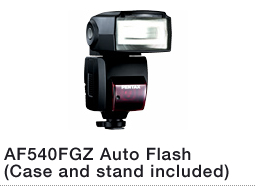 AF540FGZ Auto Flash (Case and stand included)