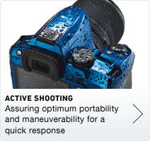 ACTIVE SHOOTING Assuring optimum portability and maneuverability for a quick response