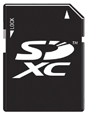 SDXC memory card compatibility