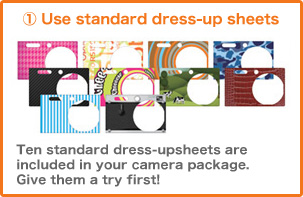 1 Use standard dress-up sheets