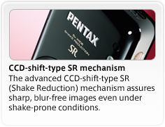 CCD-shift-type SR mechanism