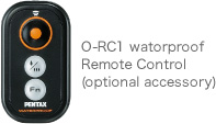O-RC1 watorproof Remote Control (optional accessory)