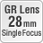 28mm 单焦点 GR 镜头