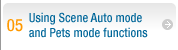 Experiment #05: Using Scene Auto mode and Pets mode functions