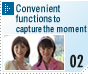 02 Convenient functions to capture the moment