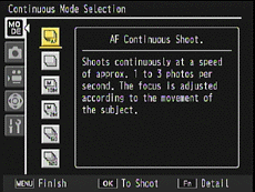 continuous mode selection