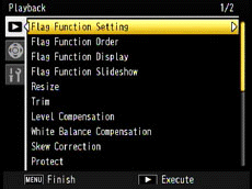 select [Flag Function Setting]