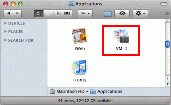 Double-click the [VM-1] icon.