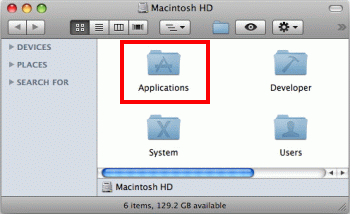 Open the [Applications] folder.
