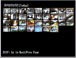 Thumbnail view by date