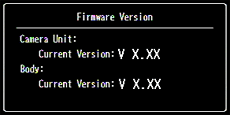 Firmware Version display