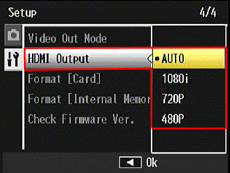 HDMI output