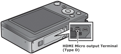 HDMI output terminal