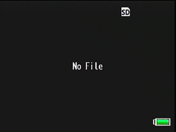 The -No File- message