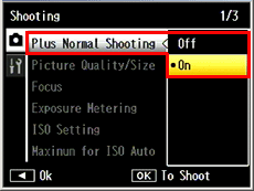 Plus Normal Shooting option