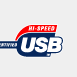 USB2.0 High Speed対応