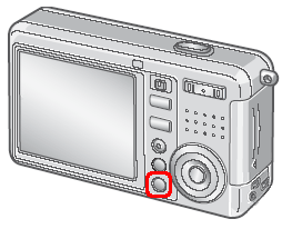 液晶モニターに画像以外の表示がない場合は、[DISP.] ボタンを押すと表示されます