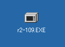 手順 4. ～ 6. で保存した EXE ファイルをダブルクリックします