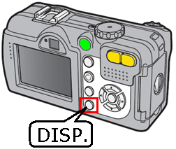 [DISP.] ボタンを押して液晶画面の表示を切り替えてください