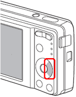 [＞] ボタンを押します。撮影モードとセルフタイマーを設定する画面が表示されます