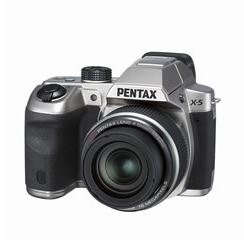 PENTAX X-5：クラシックシルバー