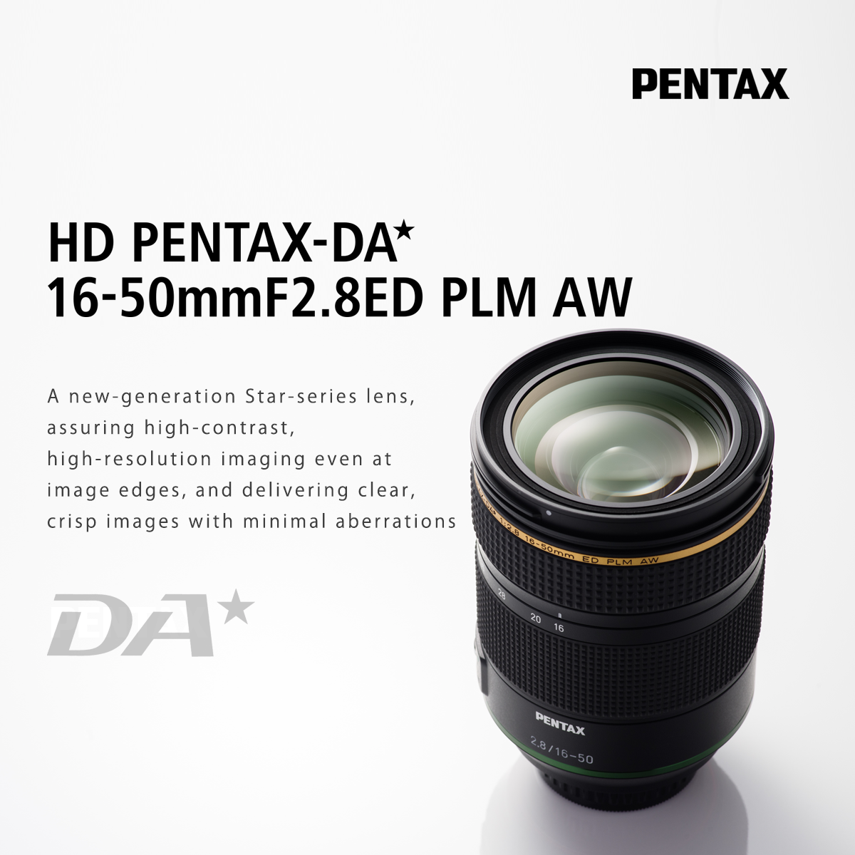 ペンタックス(PENTAX) HD PENTAX-DA★16-50mmF2.8ED PLM AW HD PENTAX-DA☆16-50mm &frasl; Standard Lenses &frasl; K-mount Lenses &frasl; Lenses