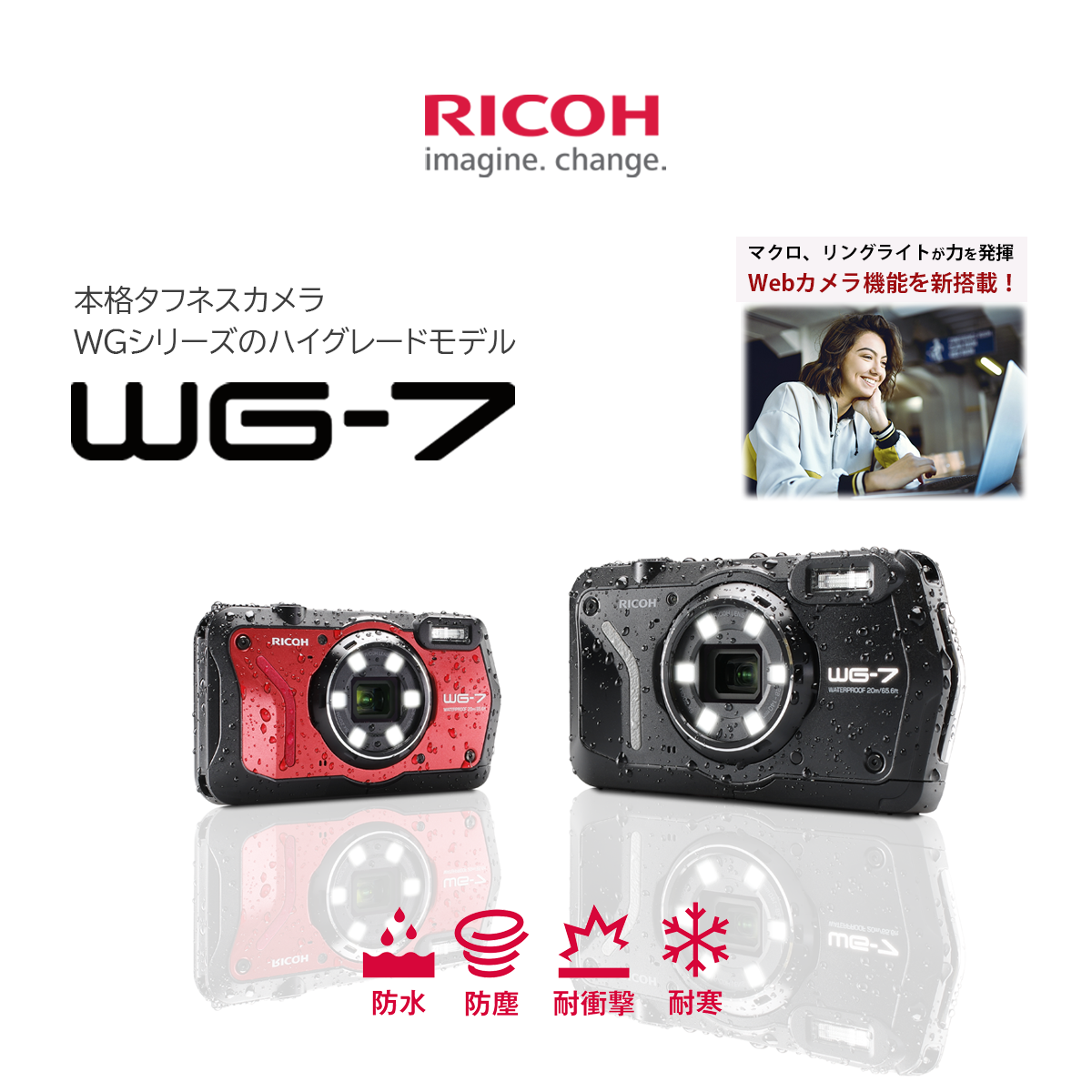 Khanka製 RICOH リコー WG-80 WG-70 WG-60 WG-50 WG-40 WG-30 デジタルカメラ 専用保護収納ケース