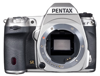 PENTAX K-7 Limited Silver. A silver-colored, limited-edition model