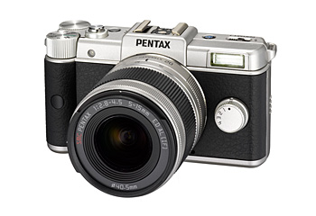 PENTAX Q Limited Silver A stylish, silver-color, special edition 