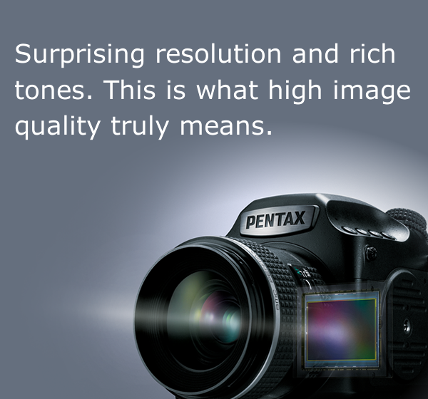 Surprising resolution and rich tones. This is what high image quality truly means.