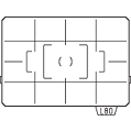 LL-80 AF Cross-Lined Matte Focusing Screen