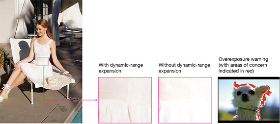 Dynamic-range expansion assures lively, gradation-rich images