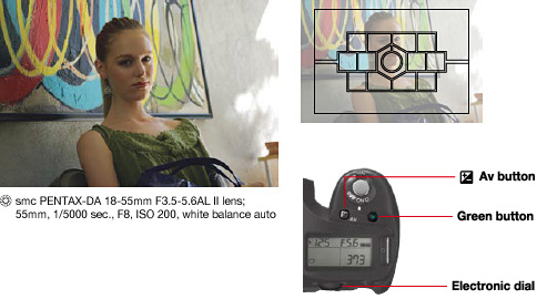 Three distinctive metering modes, including 16-segment multi-pattern metering, assure optimum exposure under complex lighting conditions