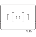 LF-80 AF Frame Matter Focusing Screen