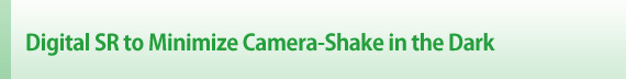 Digital SR to Minimize テ㌢mera-Shake in the Dark