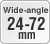 Wide-angle 24-72 mm