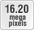 16.20mega pixels