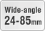 Wide-angle 24-85mm