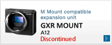 M Mount compatible expansion unit GXR MOUNT A12
