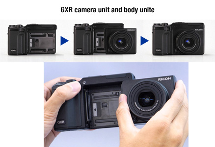 GXR camera unit and body unite
