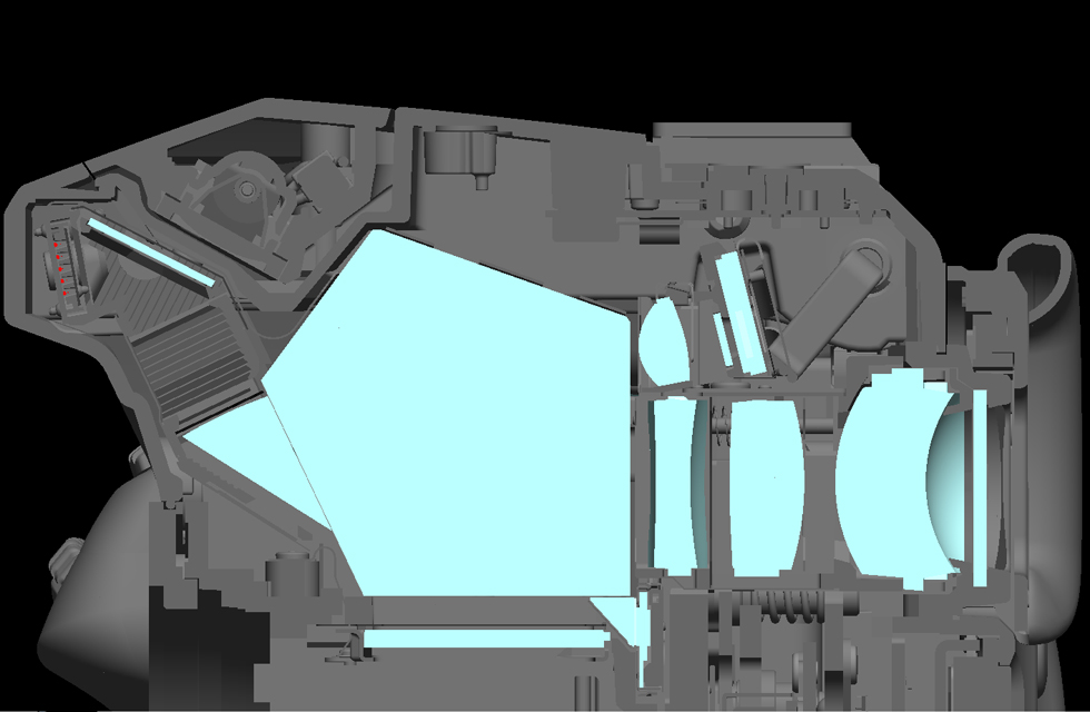 Cross-section drawing of K-3 finder