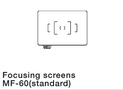 Focusing screens MF-60(standard)