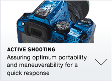 ACTIVE SHOOTING Assuring optimum portability and maneuverability for a quick response