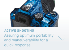 ACTIVE SHOOTING Assuring optimum portability and maneuverability for a quick response