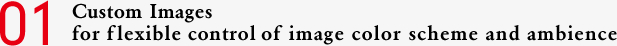 01 Custom Images for flexible control of image color scheme and ambience