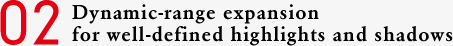 02 Dynamic-range expansion for well-defined highlights and shadows