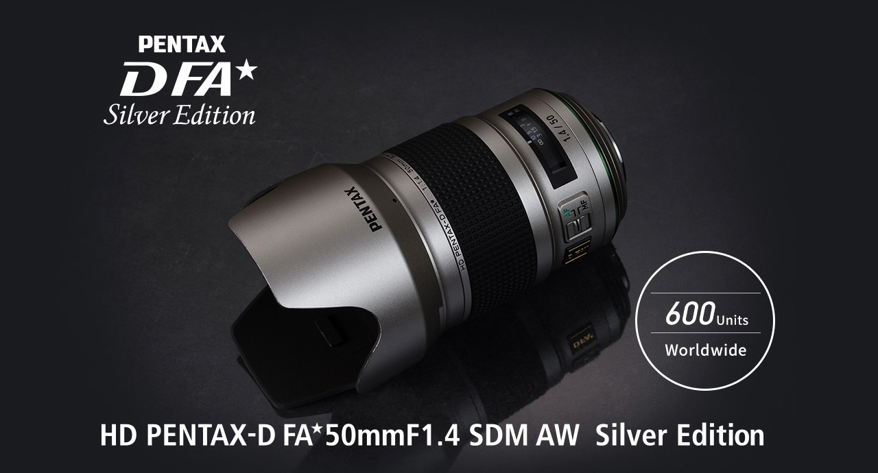 HD PENTAX-D FA★50mmF1.4 SDM AW Silver Edition